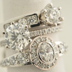 Ringe mit Brilliantdetails